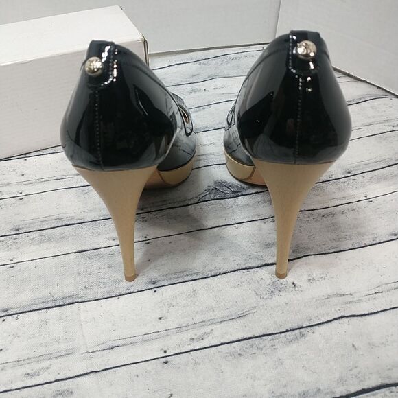 Stuart Weitzman Woman's SZ 10M Stiletto Heel Platform Shoes Peep Toe. - Picture 7 of 12